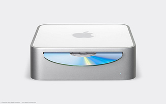 Mac mini(2005 年初)G4 1.25/1.42 技术参数 Mac mini early 2005 概览图